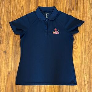 Antigua Women's Navy Button Down Shirt